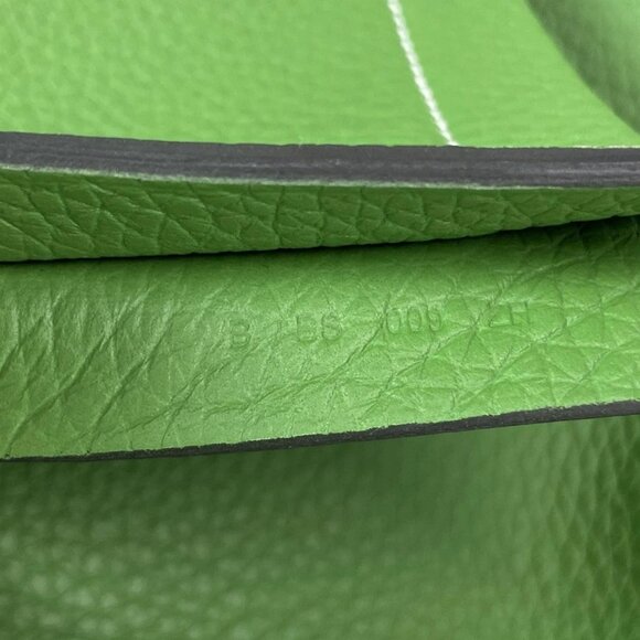 Auth HERMES Cabasserie 31 - Vert Yucca Taurillon Clemence B Tote Bag - Picture 8 of 16